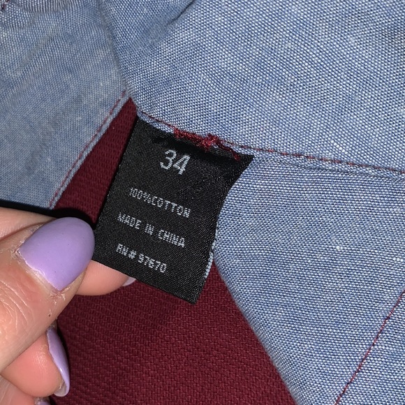 KATIN Maroon Shorts - Picture 3 of 3